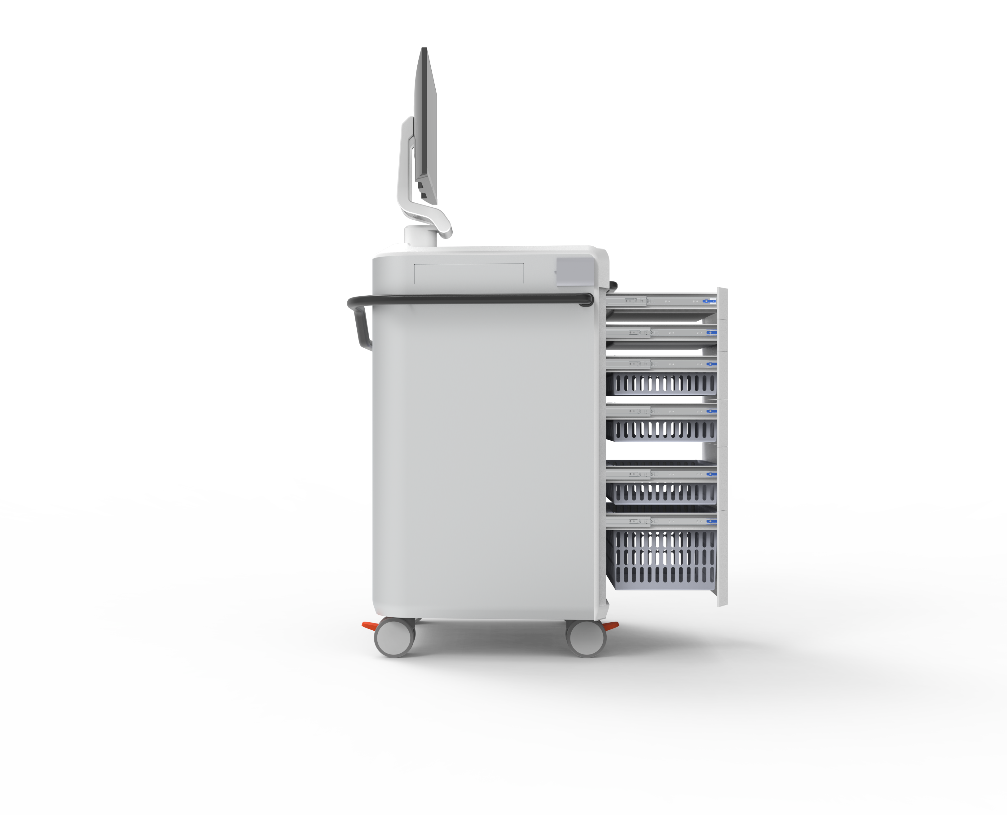 Front view of the Recurite cart